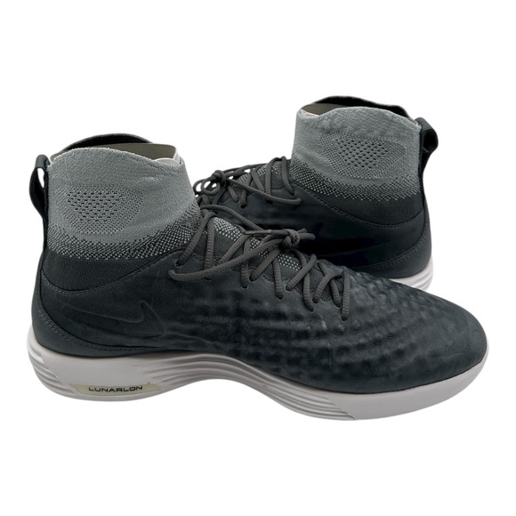Nike Lunar Magista II FK Flyknit Shoes Mens Sz 13 Dark Grey Sneaker 852614-002‎ main image 7